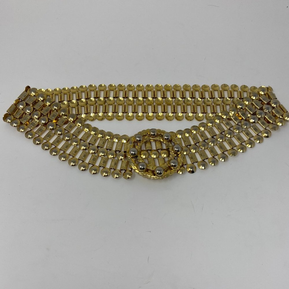 vintage unbranded medallion statement belt
